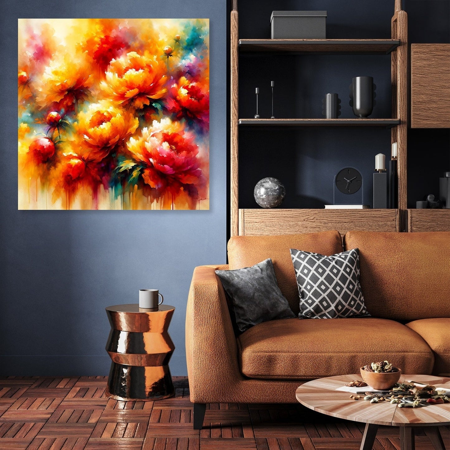 Eternal Peony Canvas