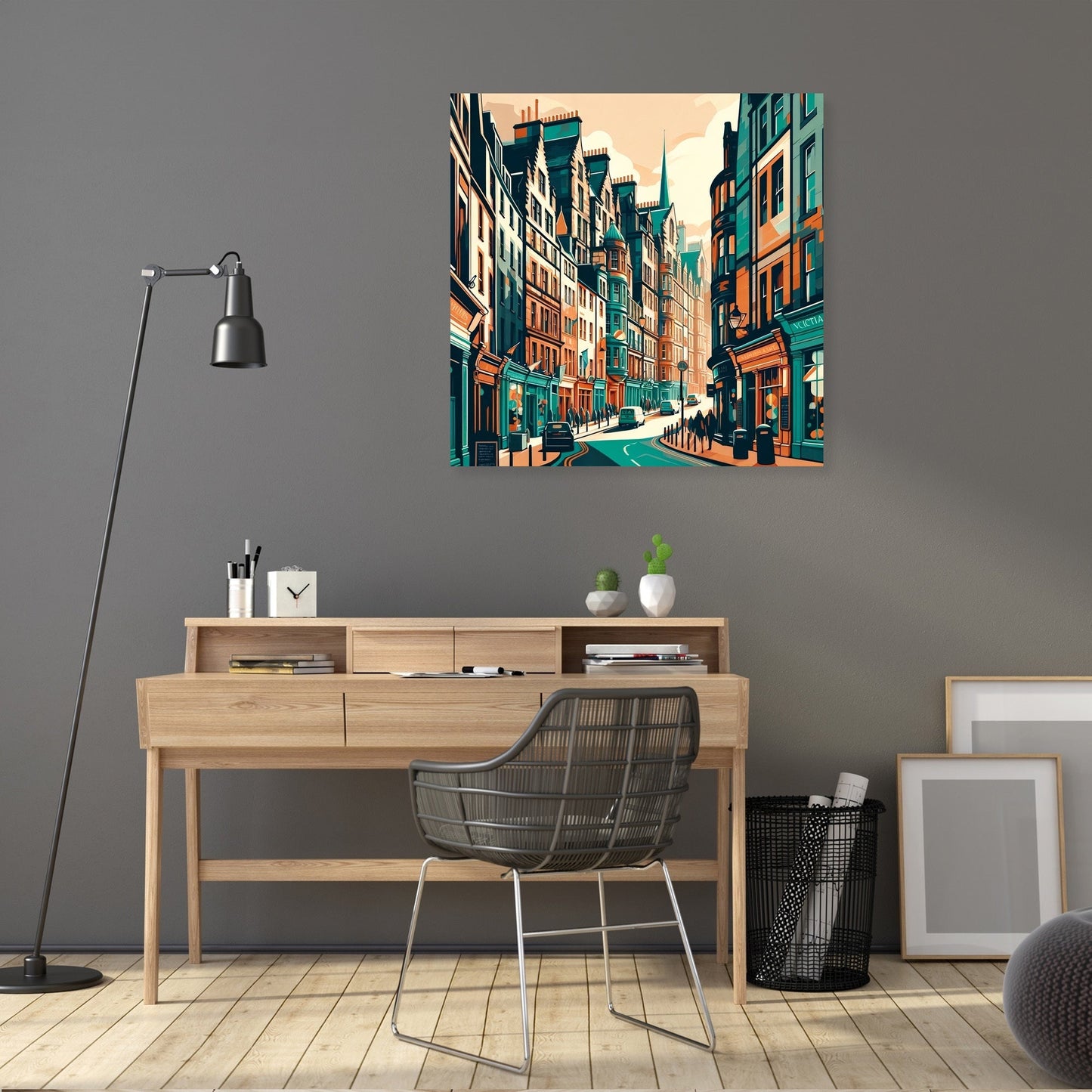Edinburgh Victoria Street Harmony Canvas