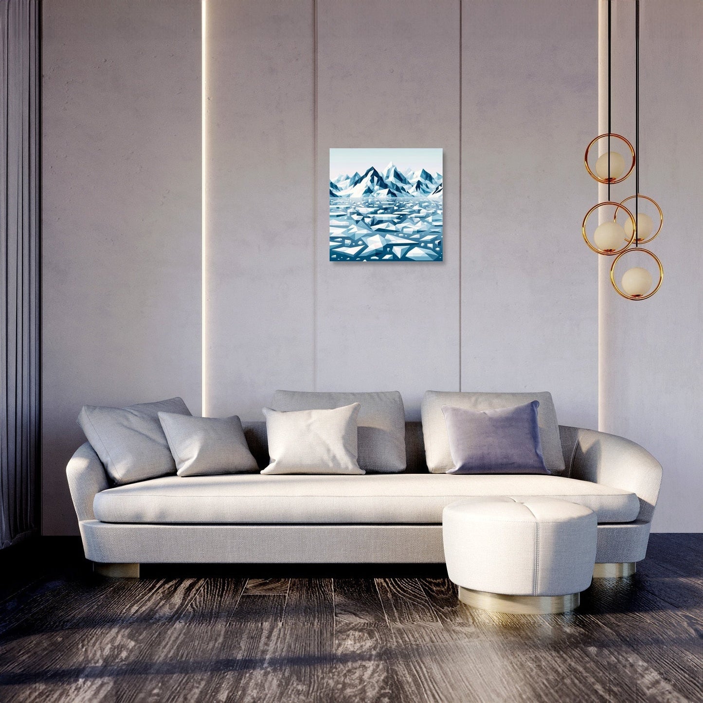 Frozen Arctic Canvas