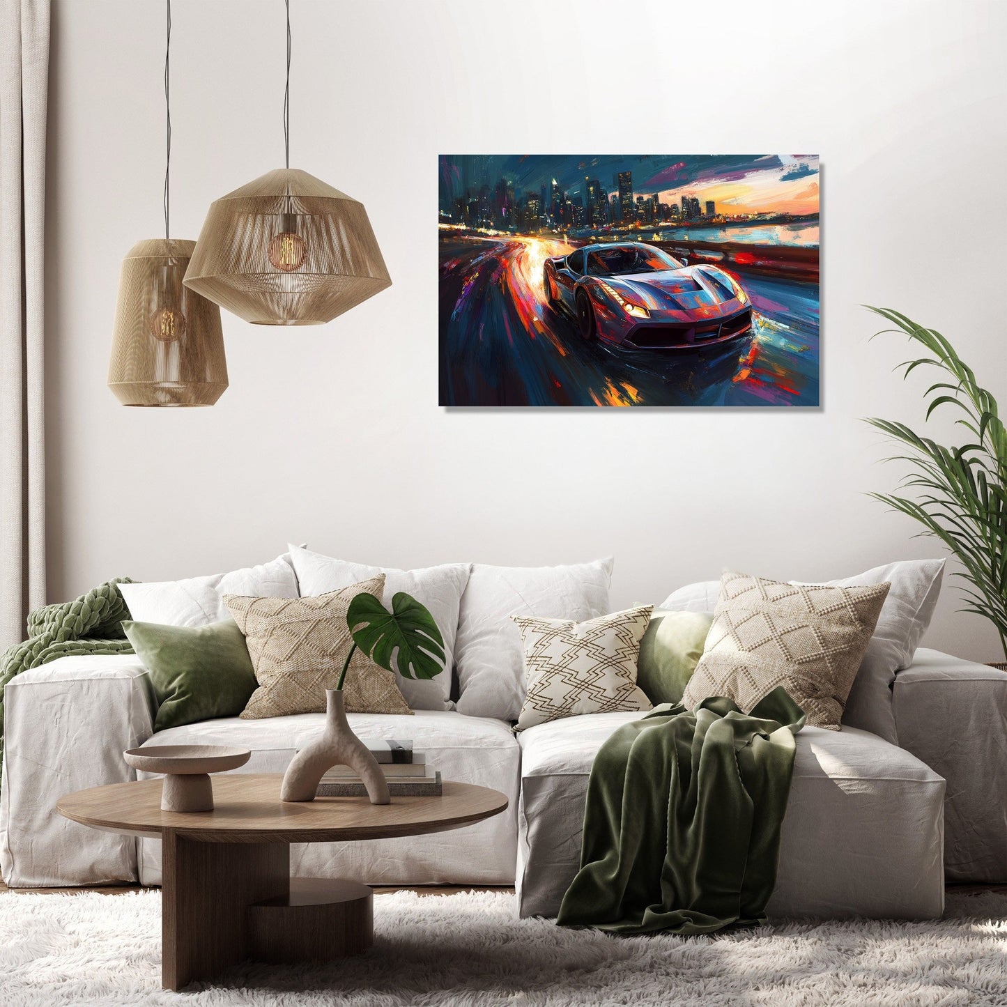 Skyline Speed Canvas
