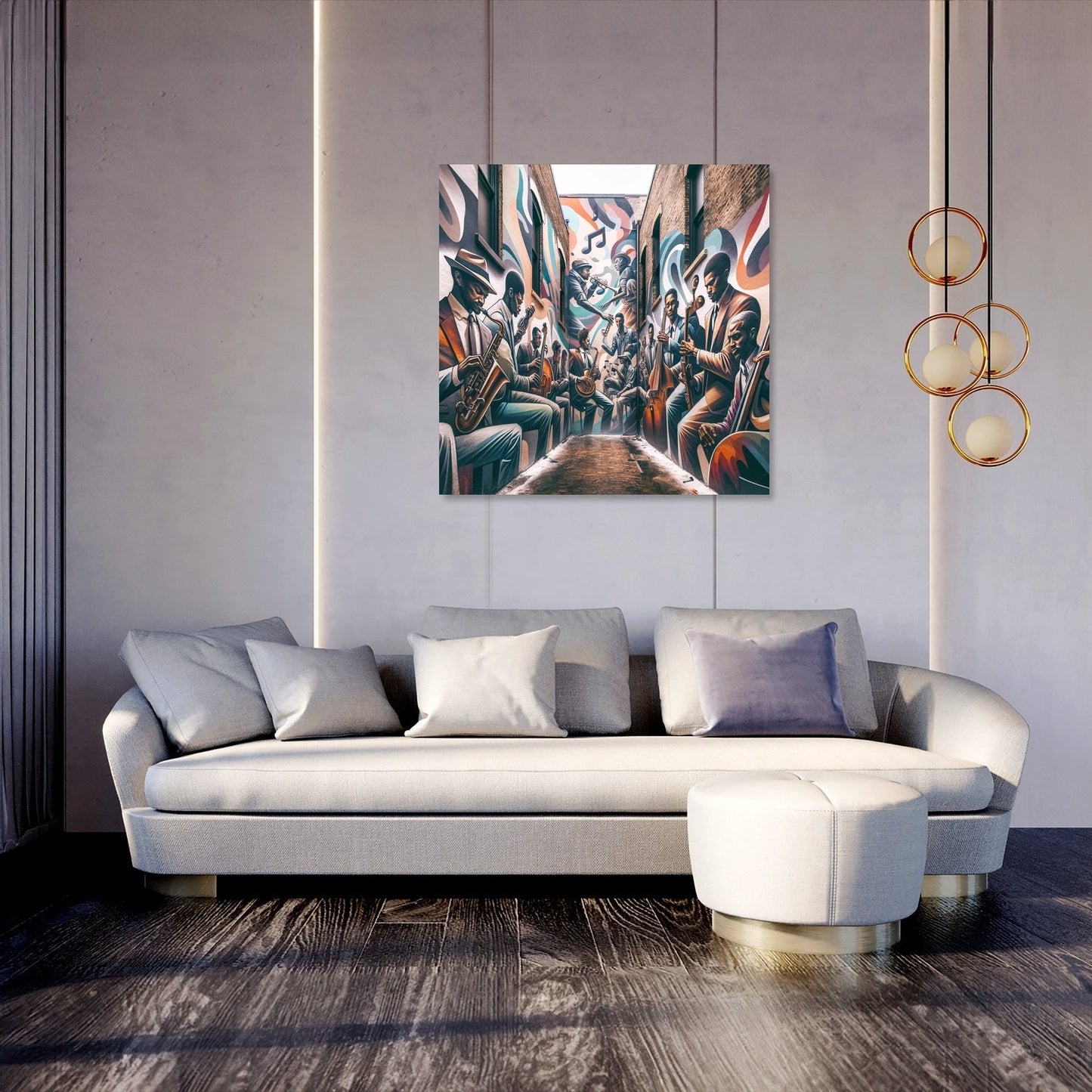 Melodic Alley Canvas
