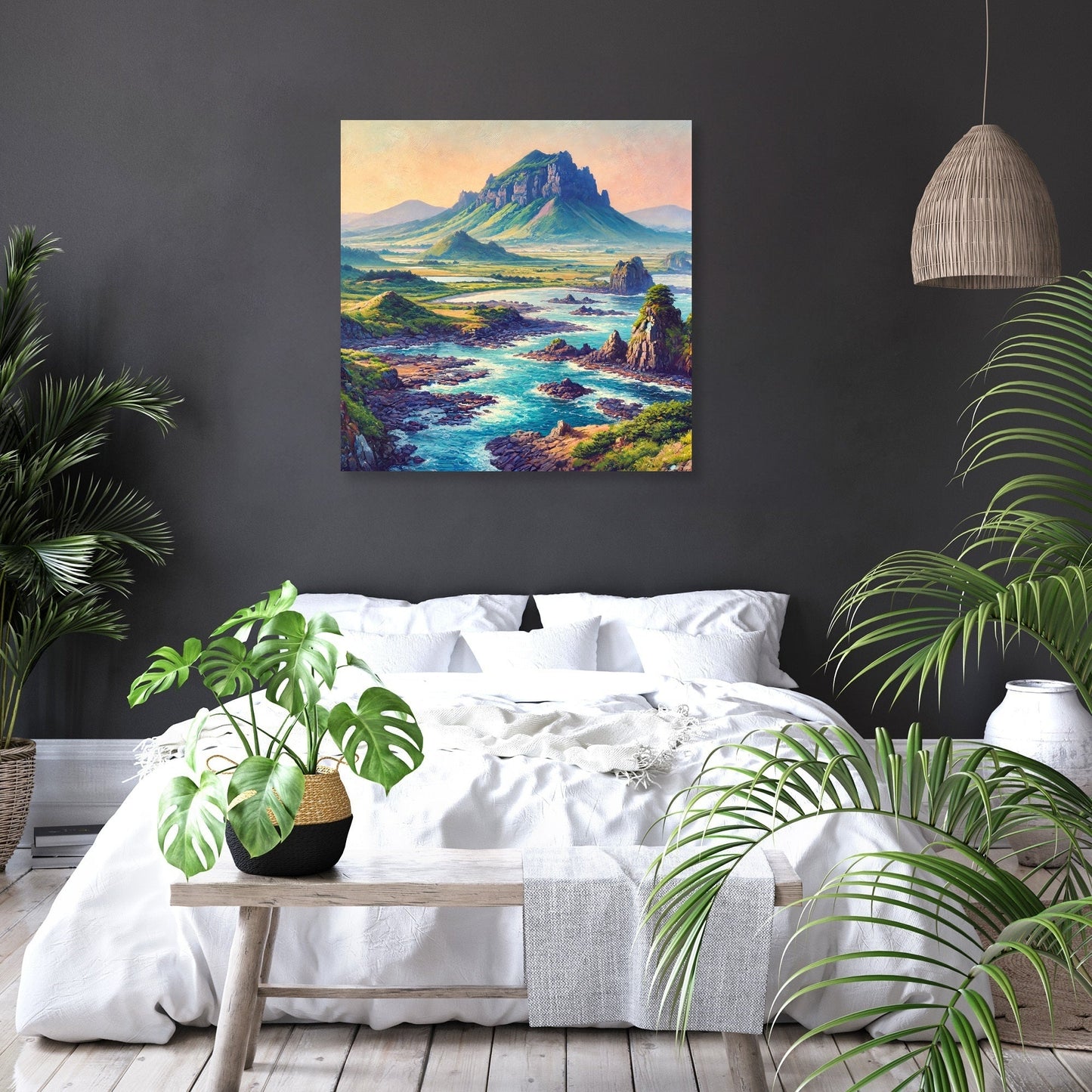 Jeju Island Beauty Canvas