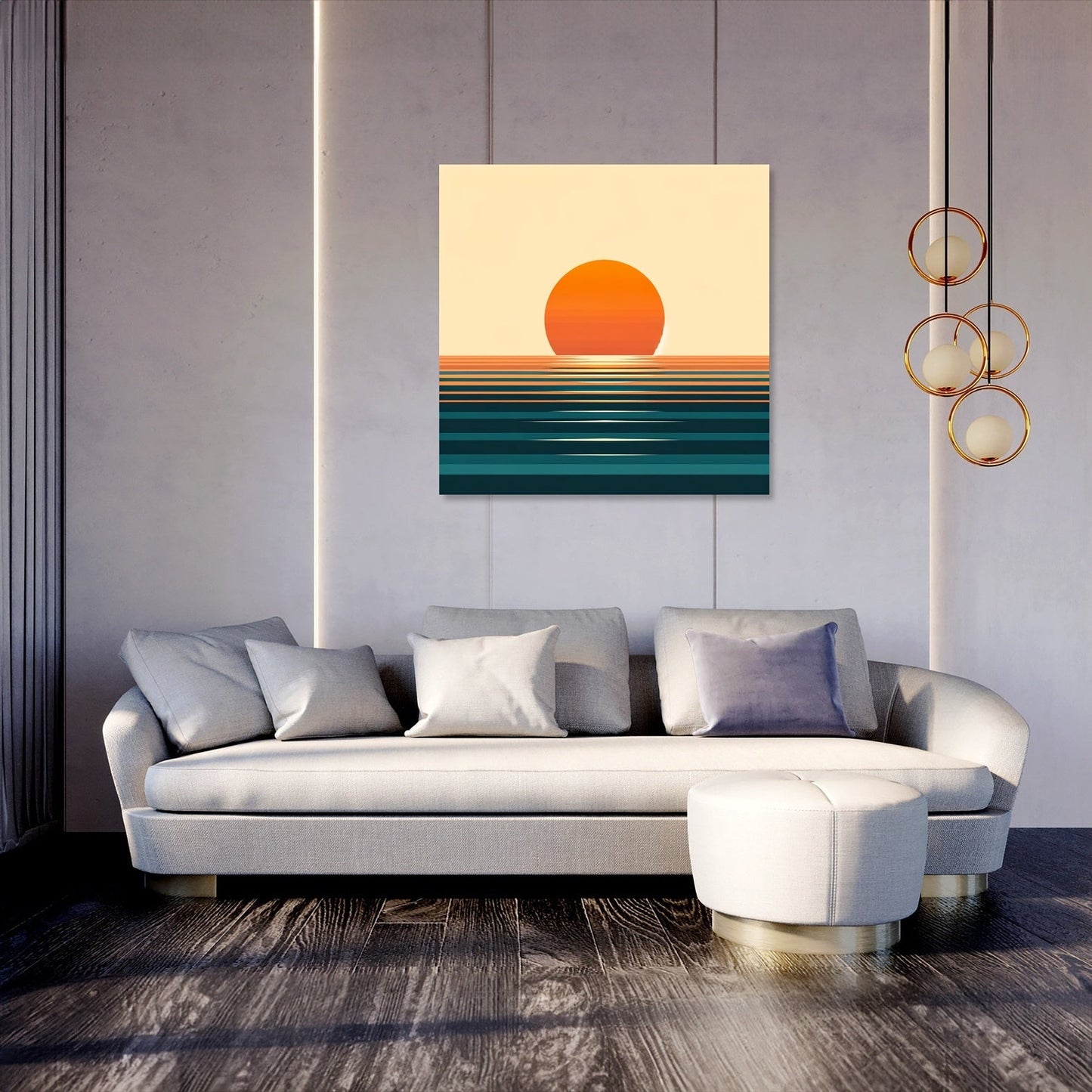 Minimalist Horizon Canvas