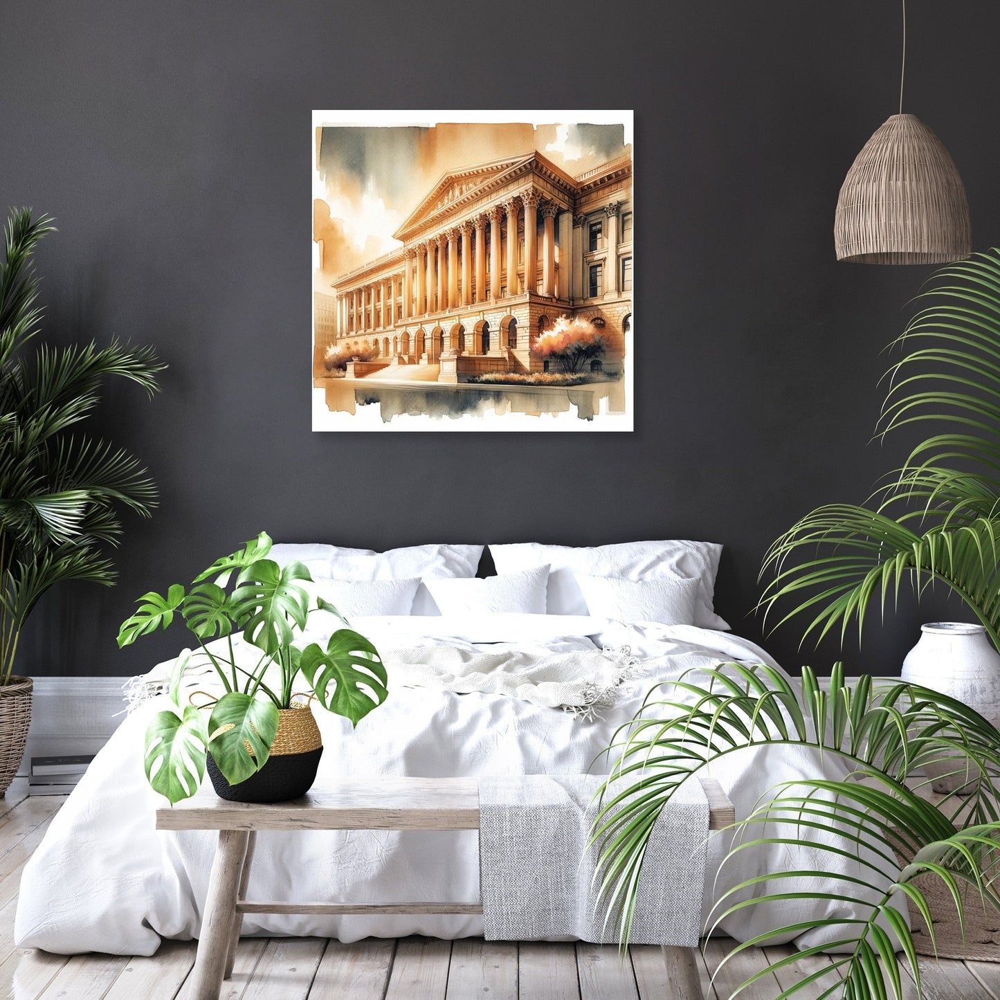 Courthouse of Tradition Canvas