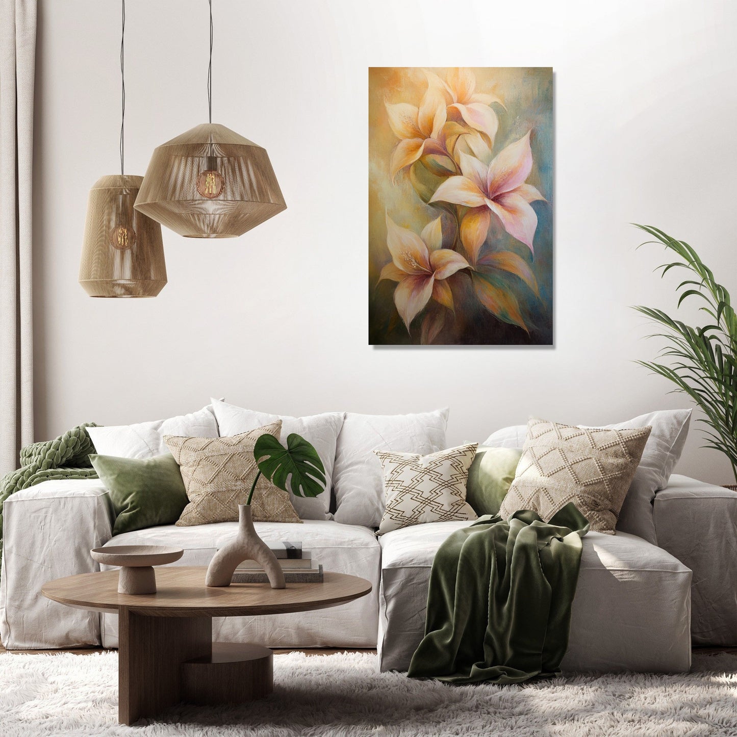 Effulgent Blooms Canvas