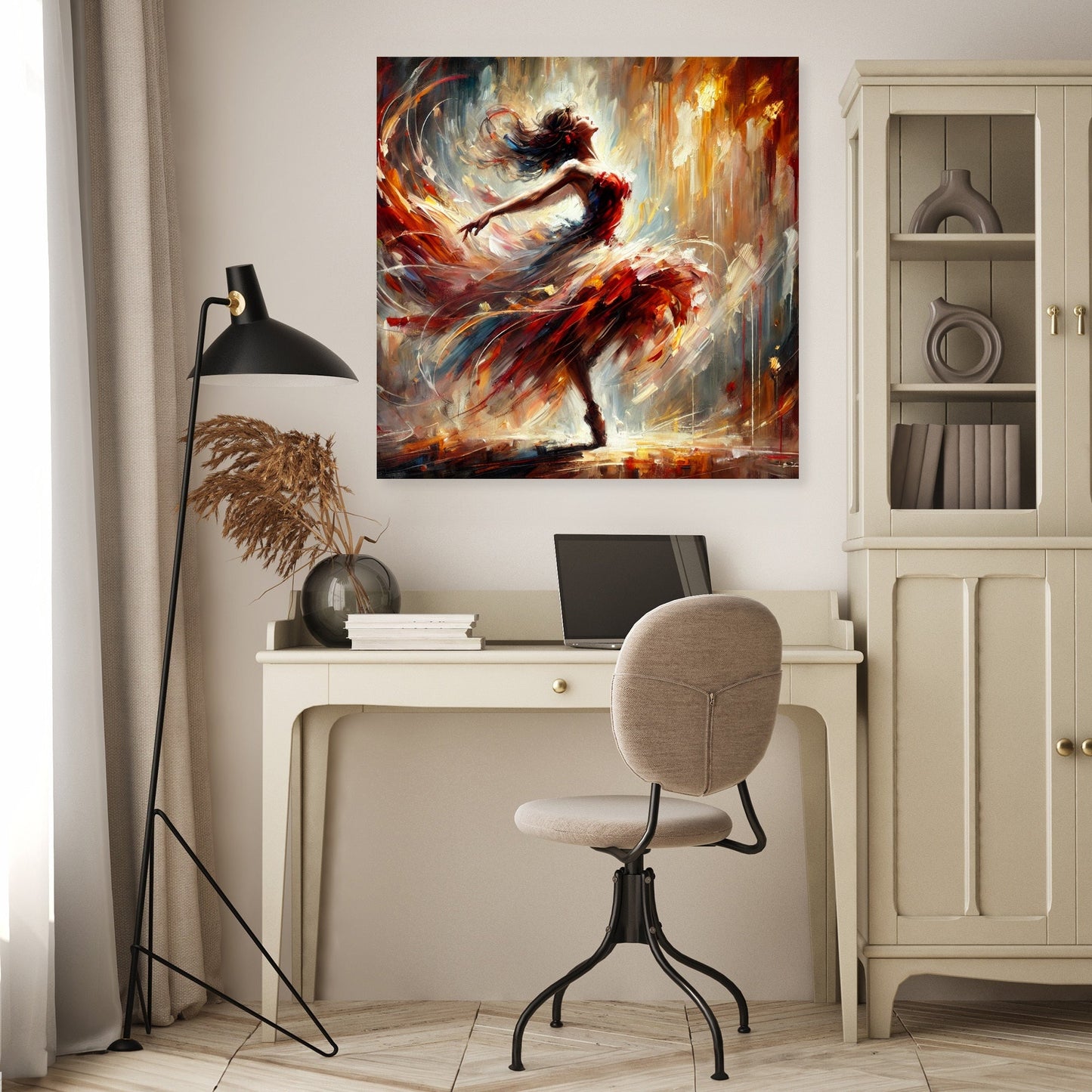 Dance of Flames Canvas