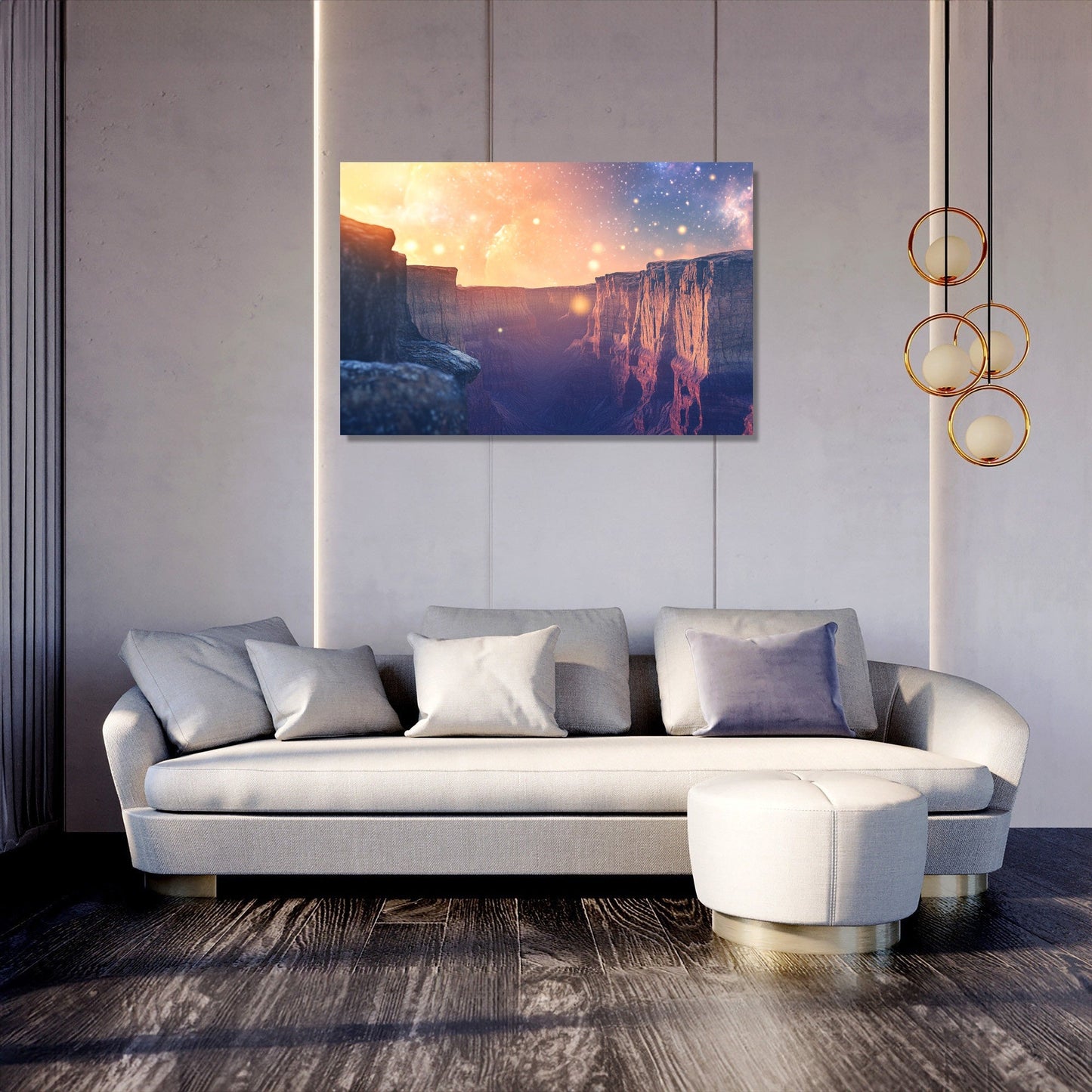 Celestial Canyon Canvas