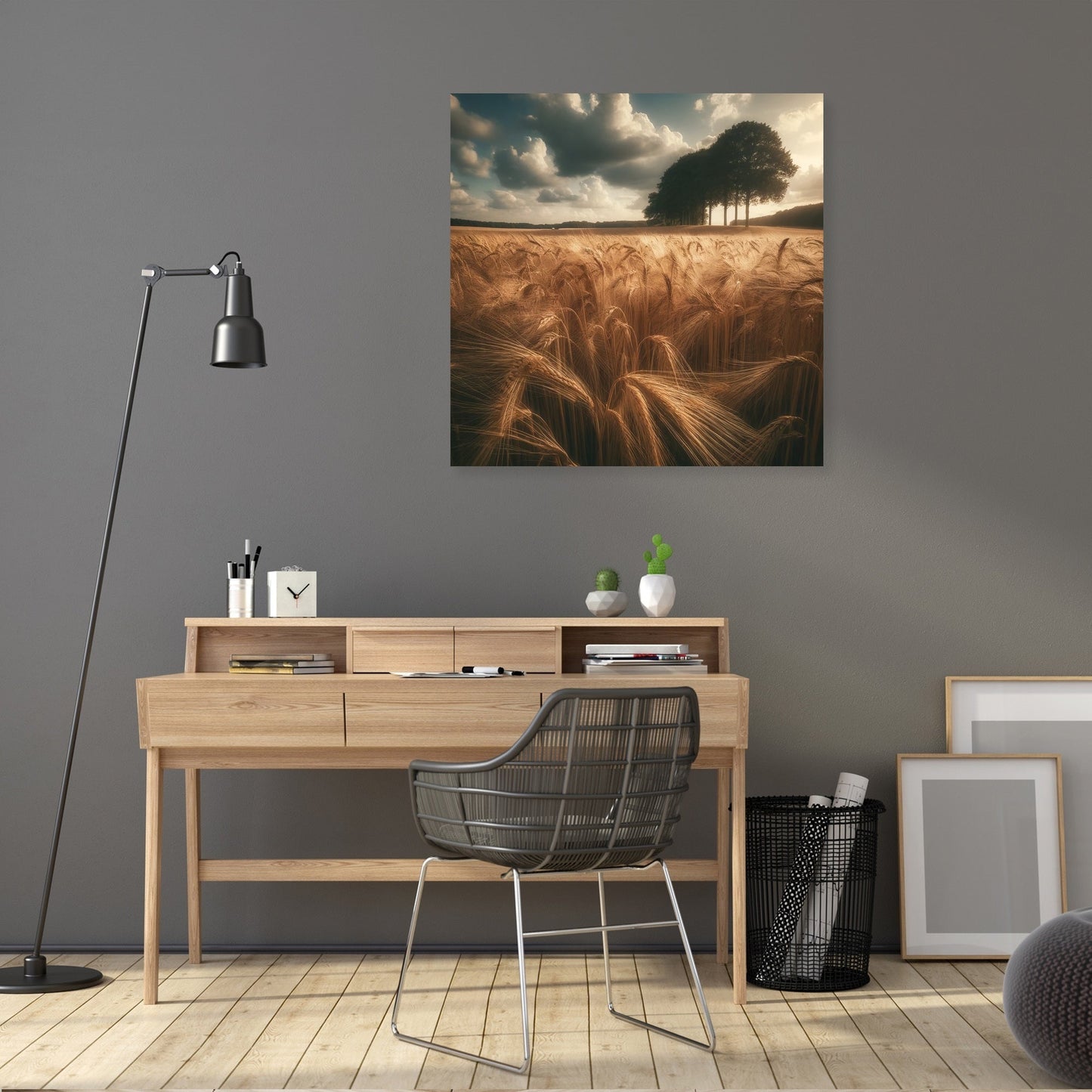 Golden Wheatfield Canvas