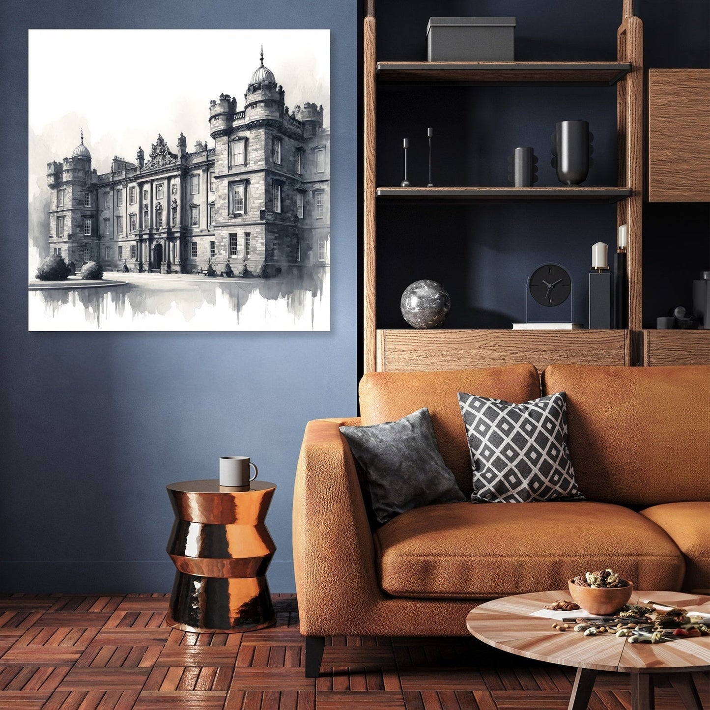 Edinburgh's Holyroodhouse Elegance Canvas