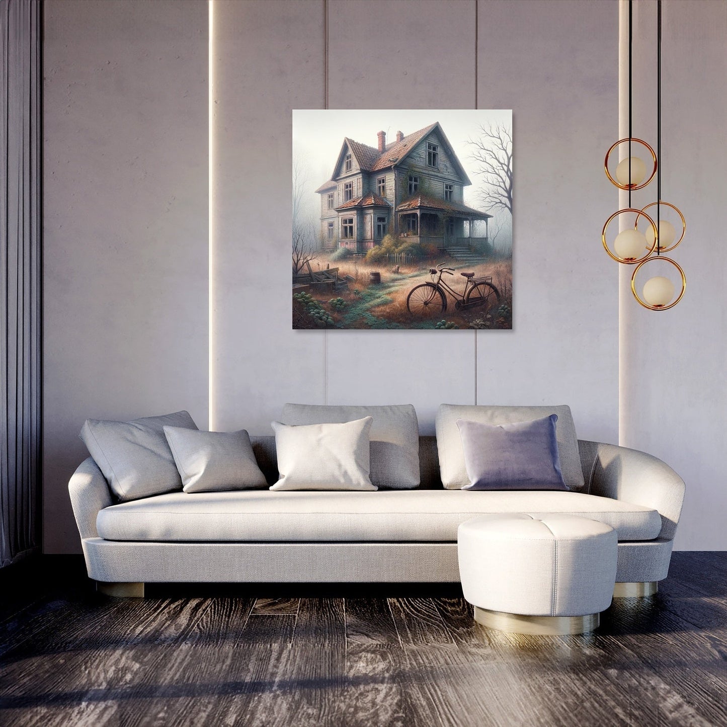 Suburban Relic Home Canvas