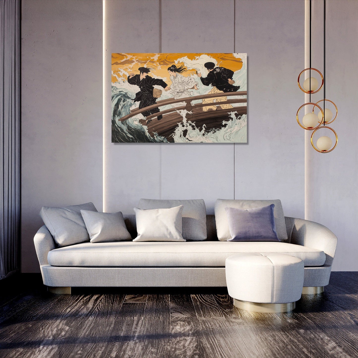 Gale-Struck Travellers Canvas