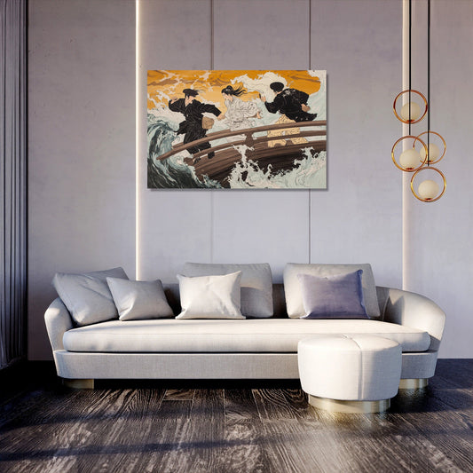 Gale-Struck Travellers Canvas