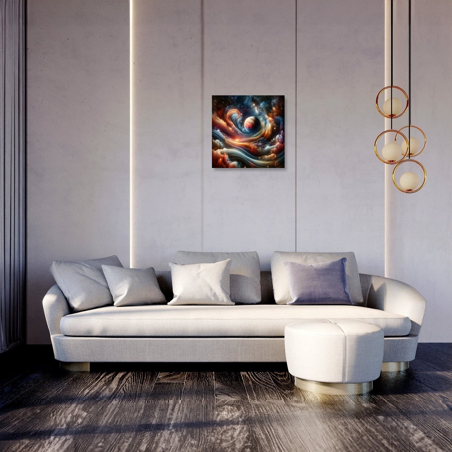Abstracted Cosmos Canvas