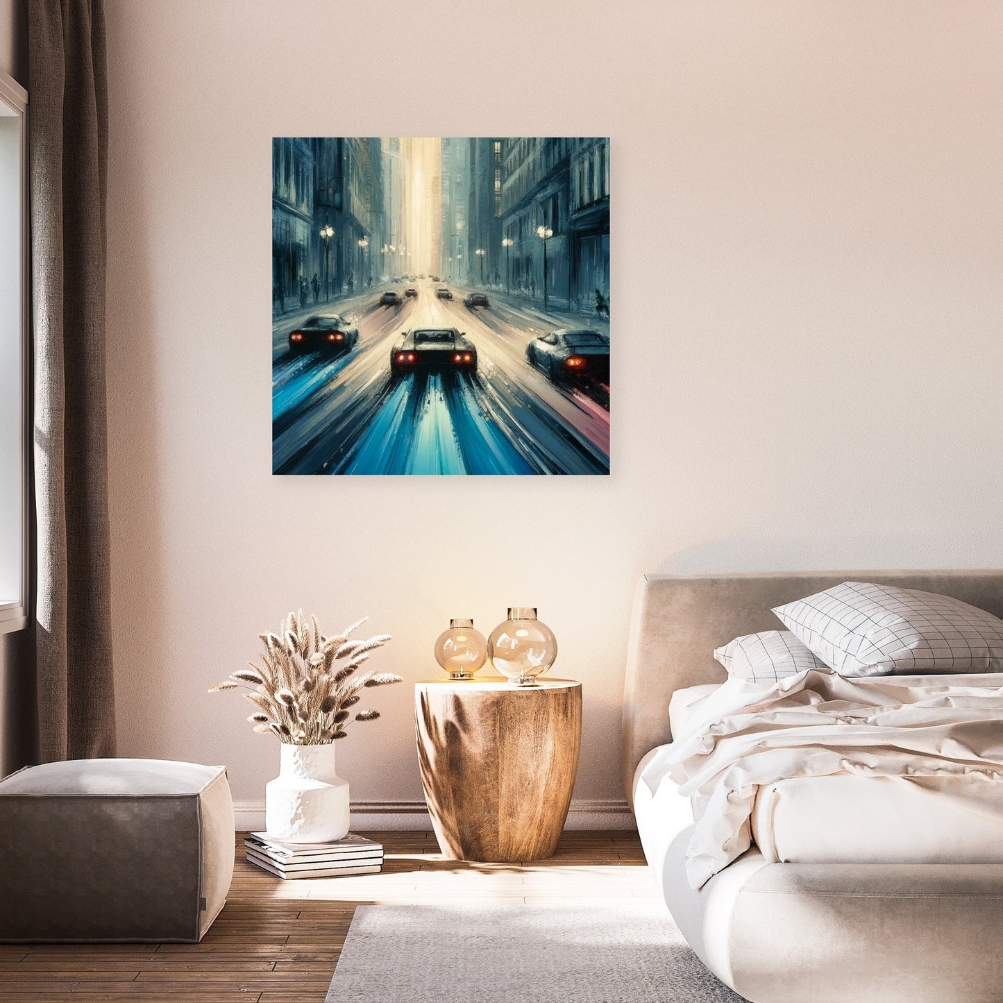 Rivals in the Narrow City Canvas