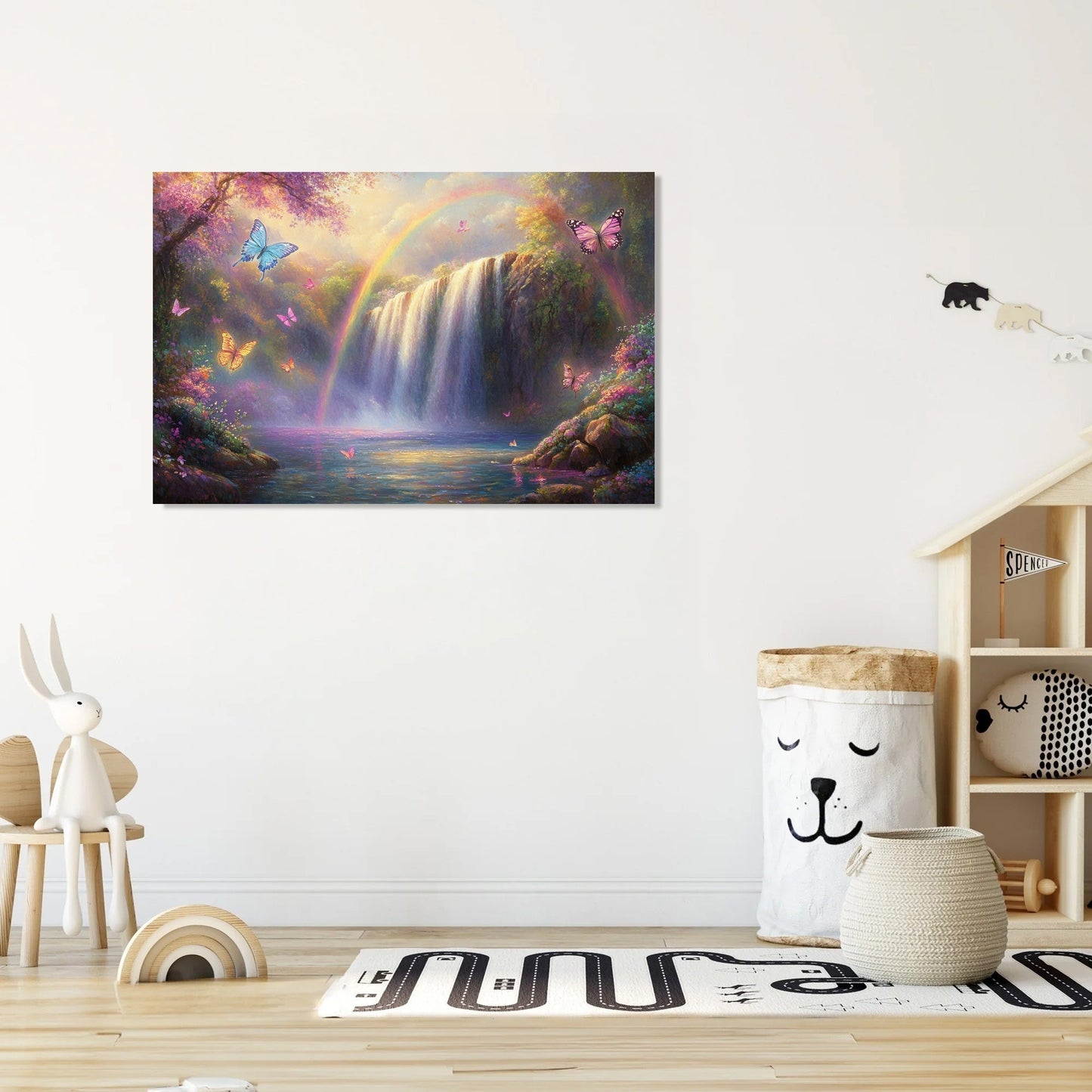 Rainbow Falls Wonderland Canvas