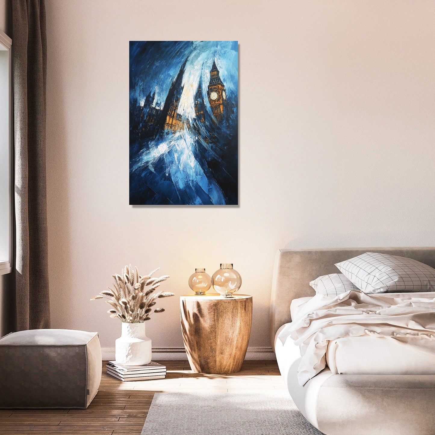 Nostalgic Parliament Blue Canvas