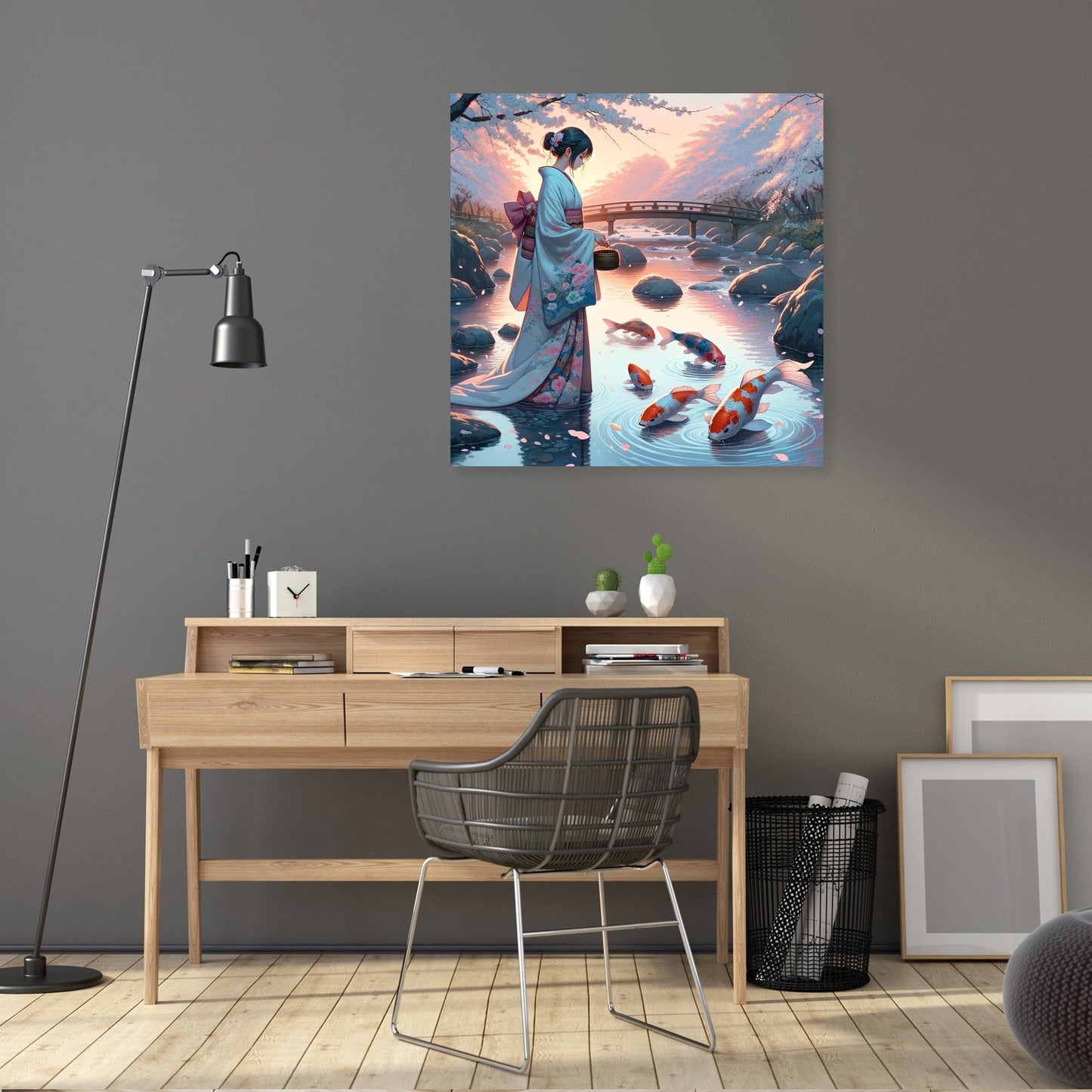 Koi Whisperer Canvas