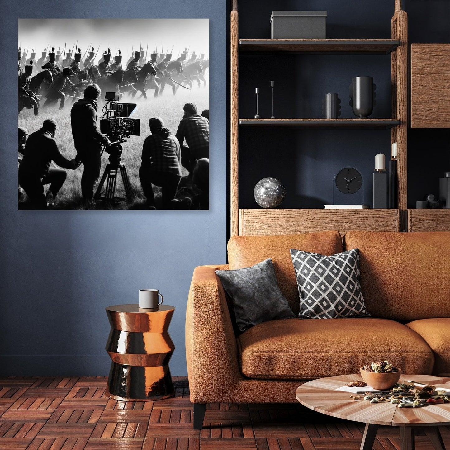 Battlefield Reenactment Canvas