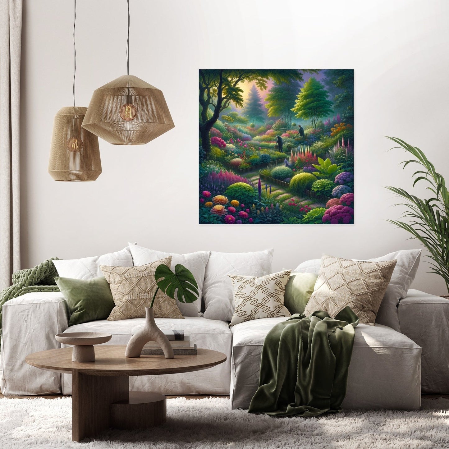 Dawn Garden Canvas