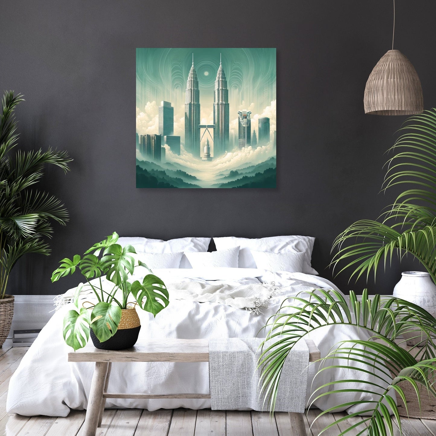 Ethereal Towers Canvas