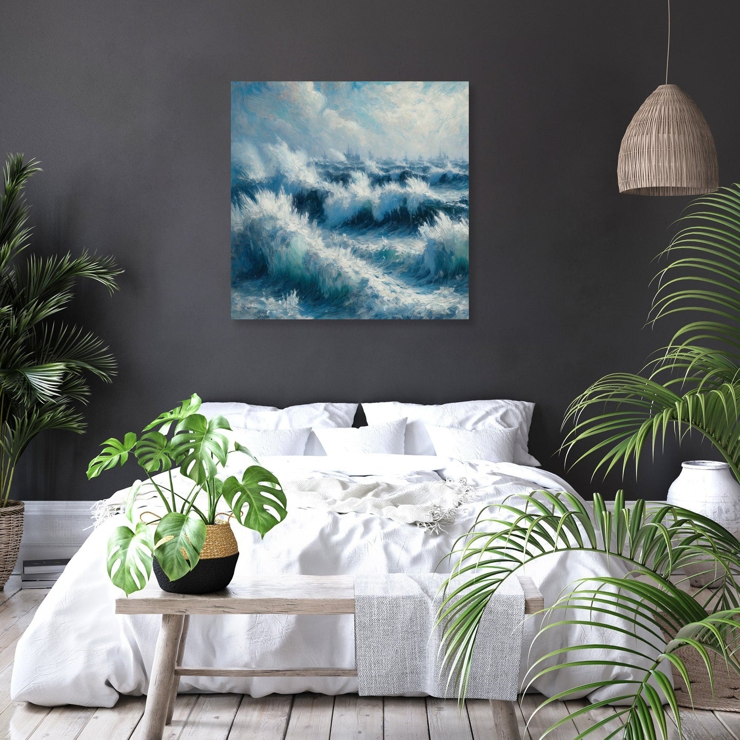 Frozen Waves Canvas