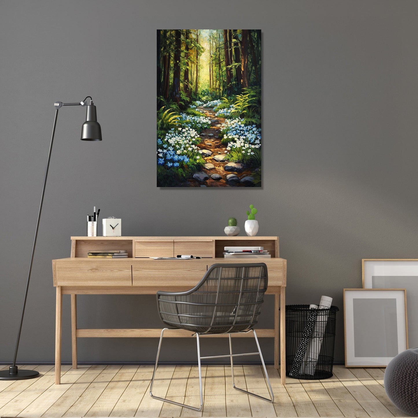 Enchanted Woodland Glade Canvas