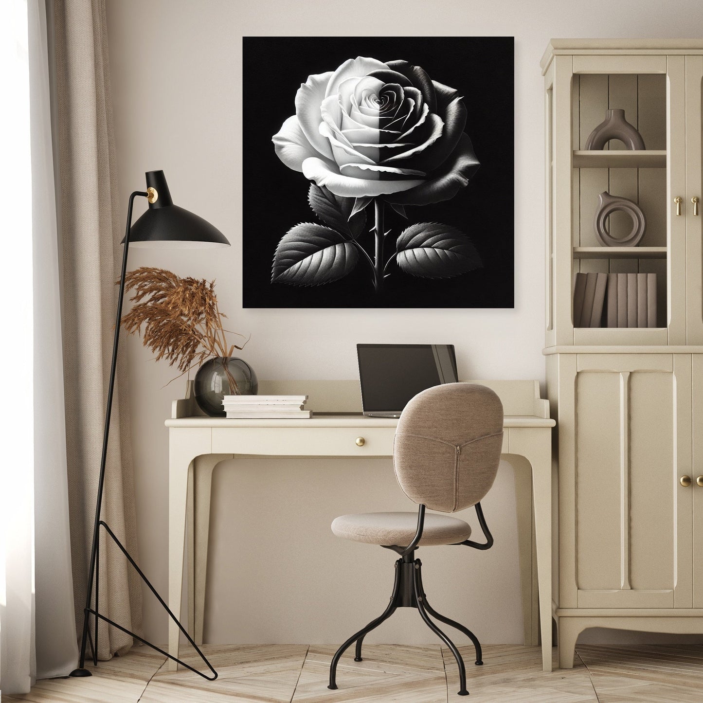 Duality Rose Canvas