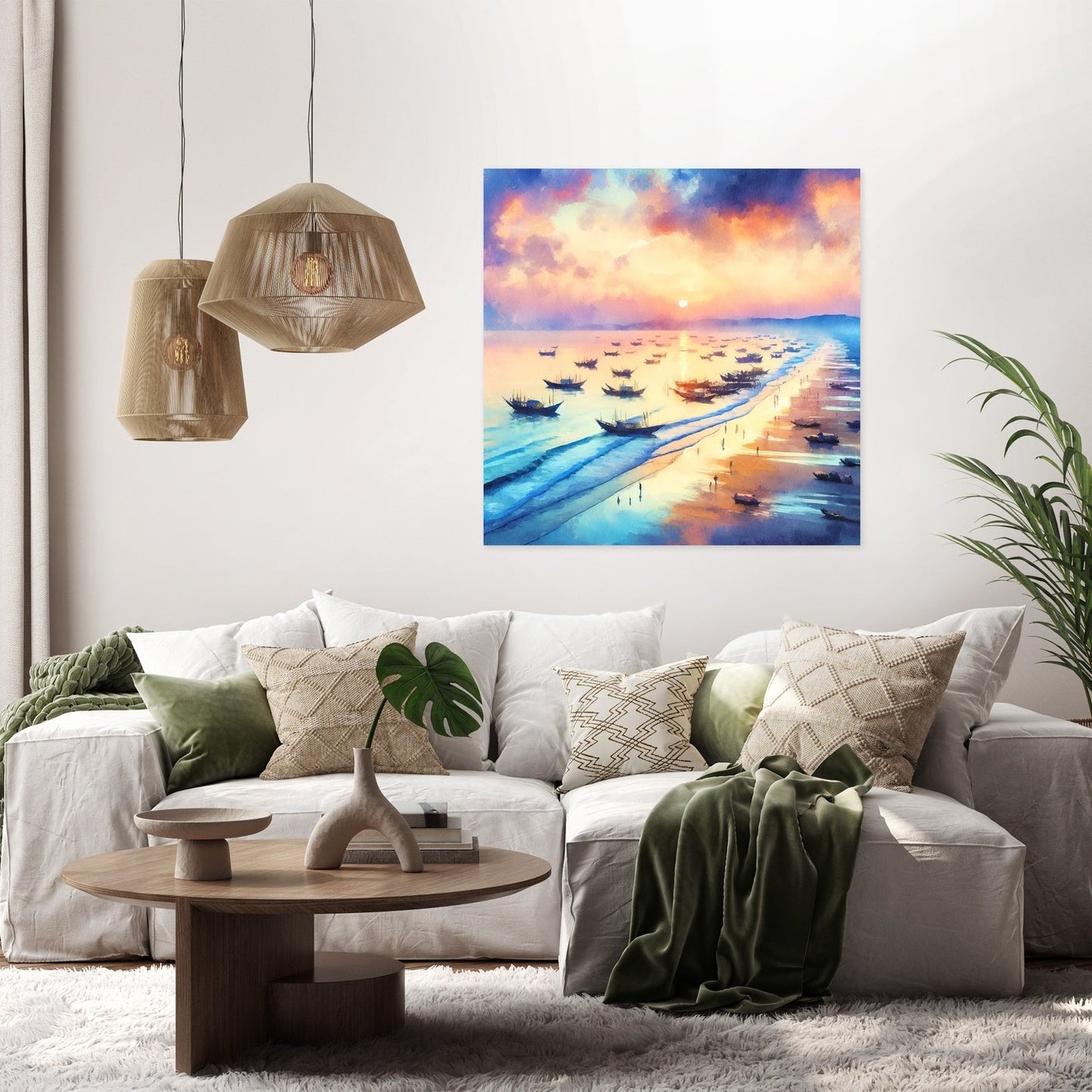 Bangladesh Cox's Bazar Serenity Canvas
