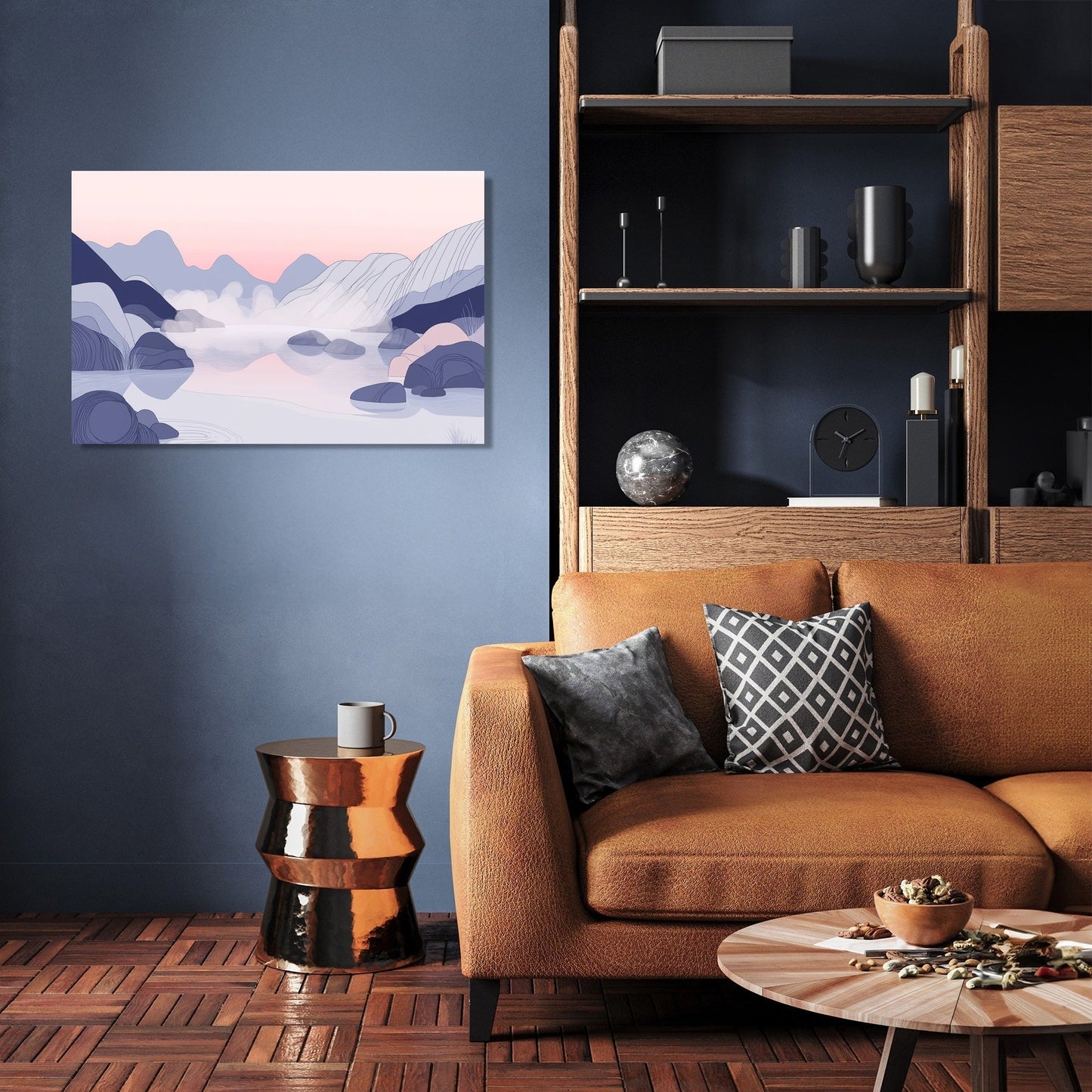 Tranquil Mountain Springs Canvas