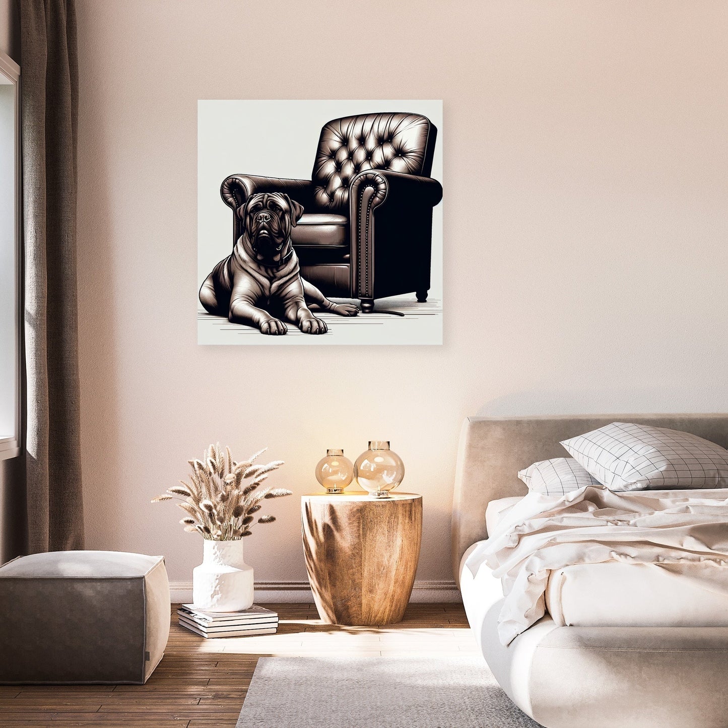Timeless Companion Bullmastiff Canvas