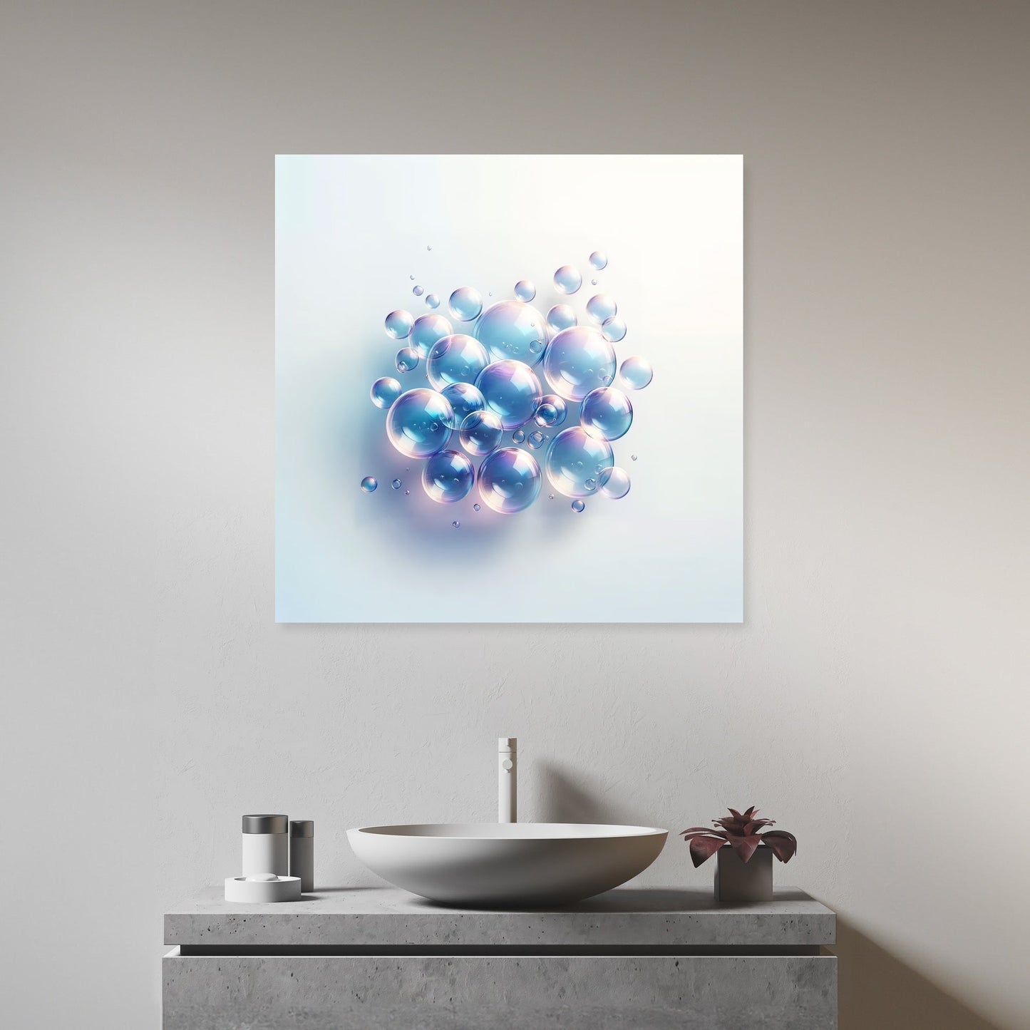 Fresh Soap Bubbles Canvas