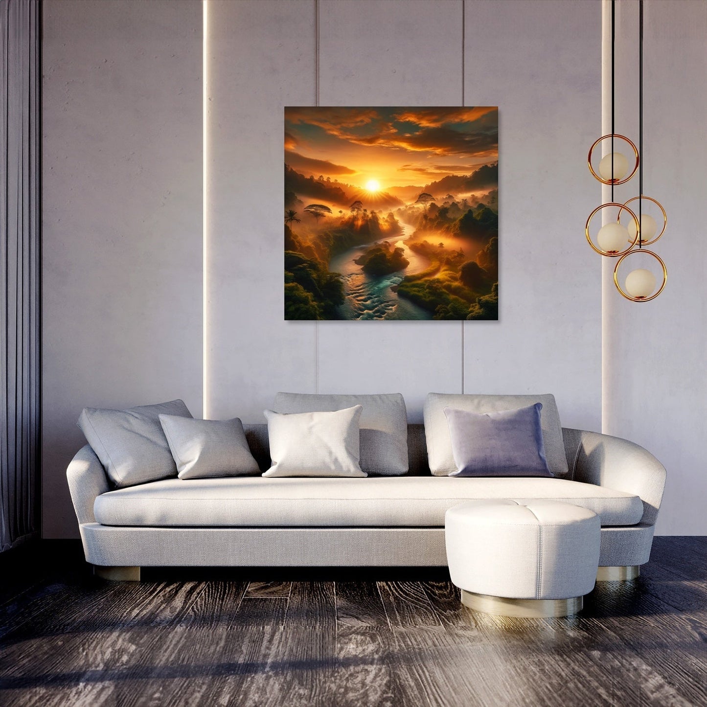 Dhace Sunrise Serenity Canvas
