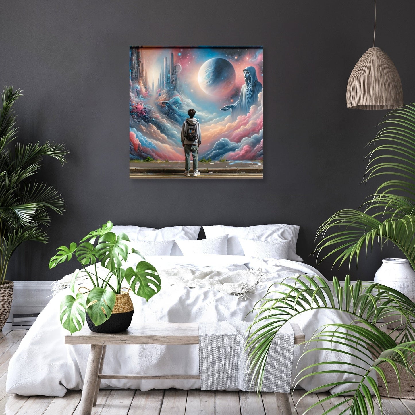 Urban Canvas of Dreams Canvas