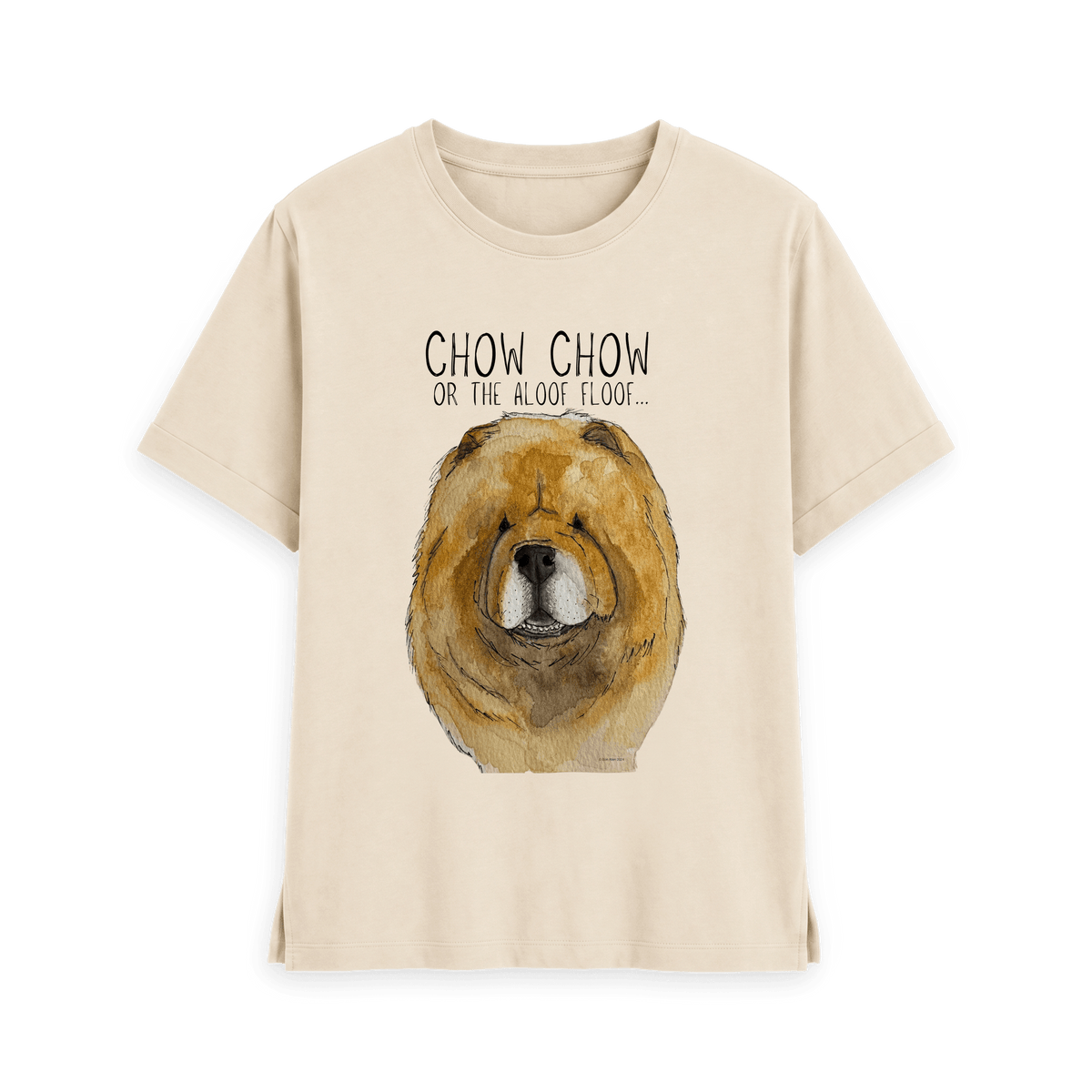 Stay Cozy in Style – Red Chow Chow Women's Relaxed Fit T-Shirt