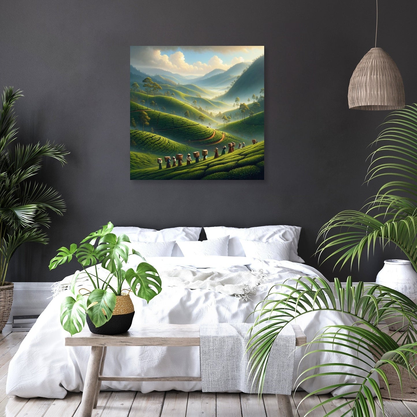 Serenity in Tea Country Canvas
