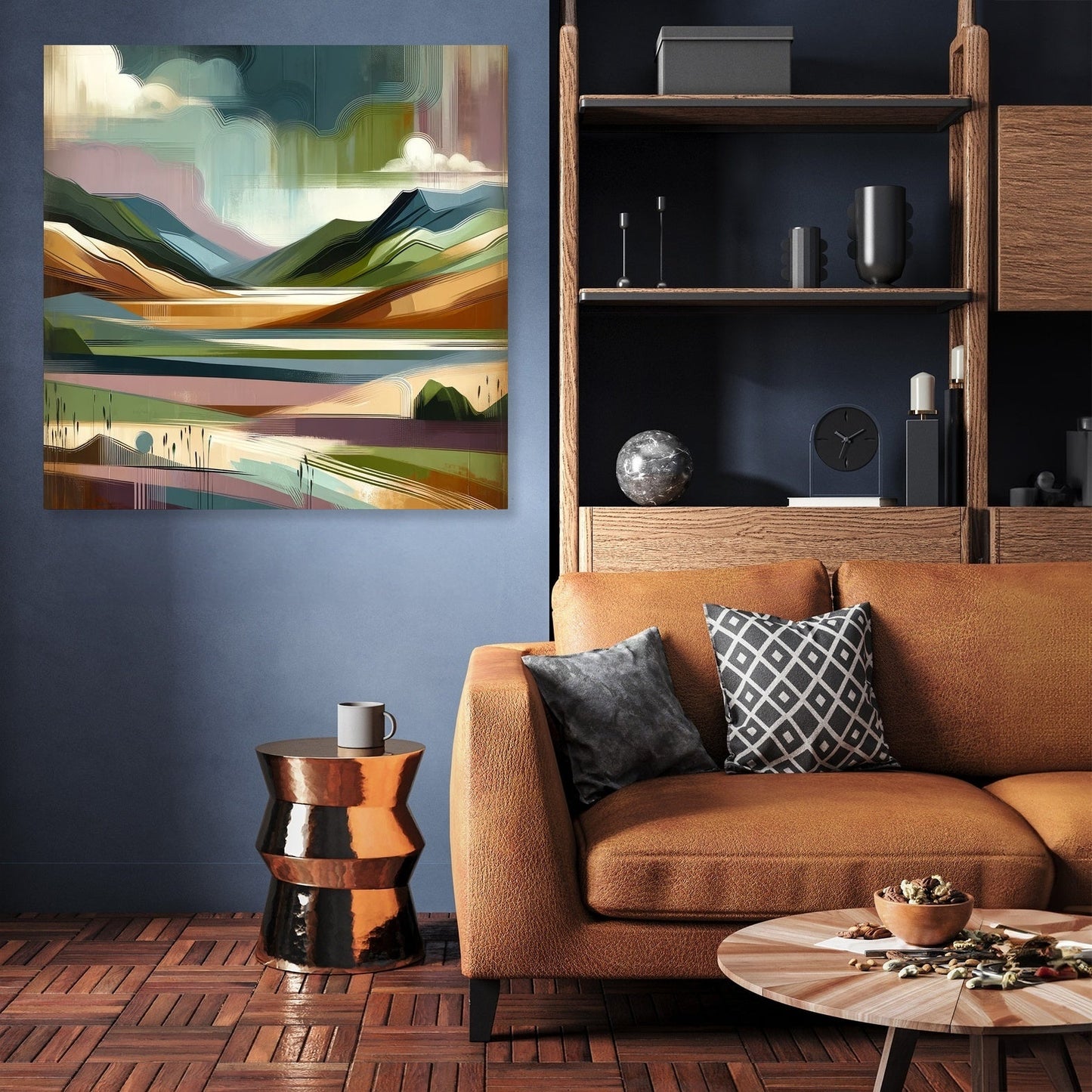 Dundee Highland Abstract Canvas