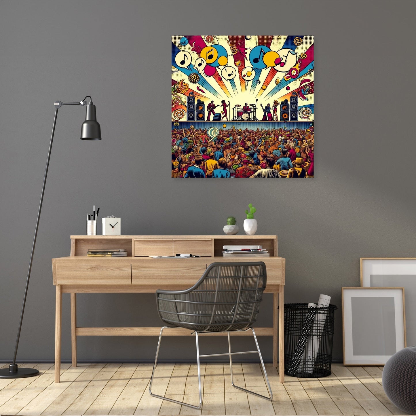 Pop Rhythms Festival Canvas