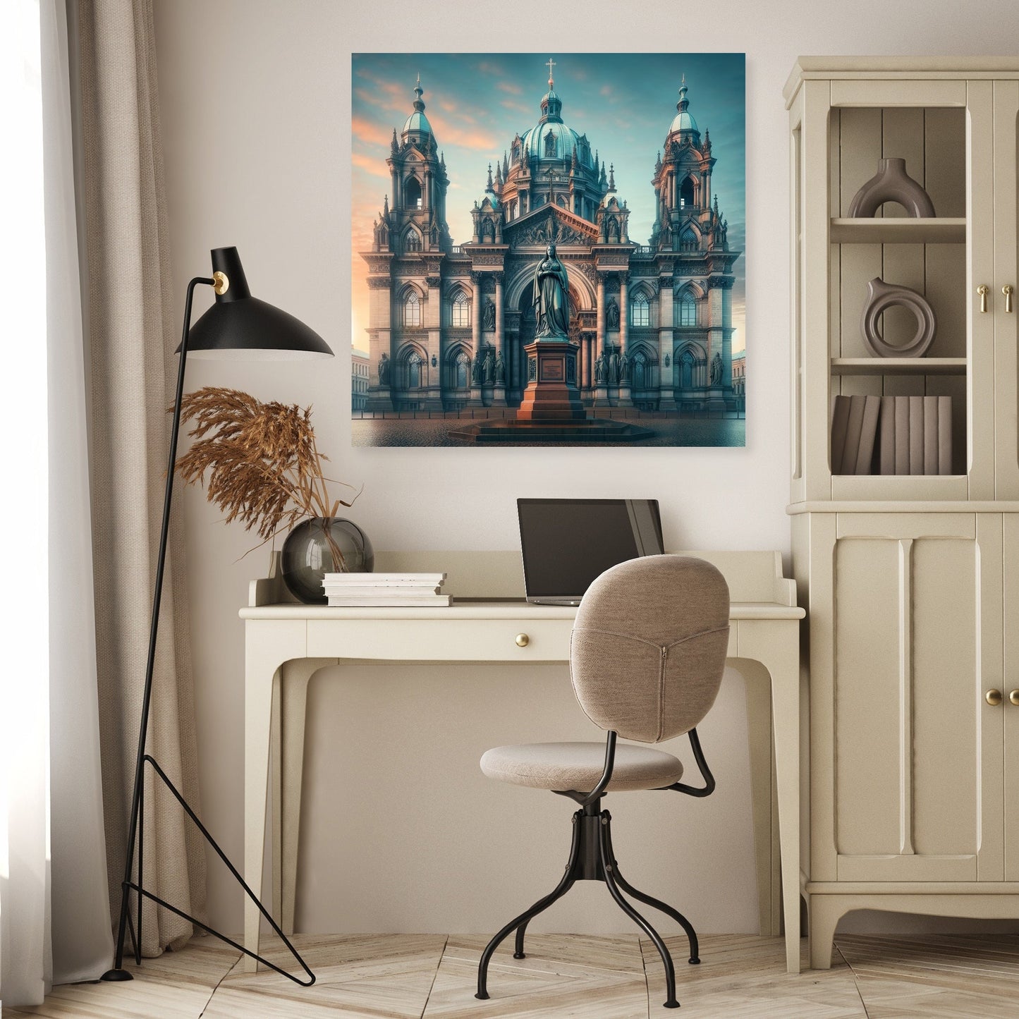 Newcastle Dawn at St. Nicholas Canvas