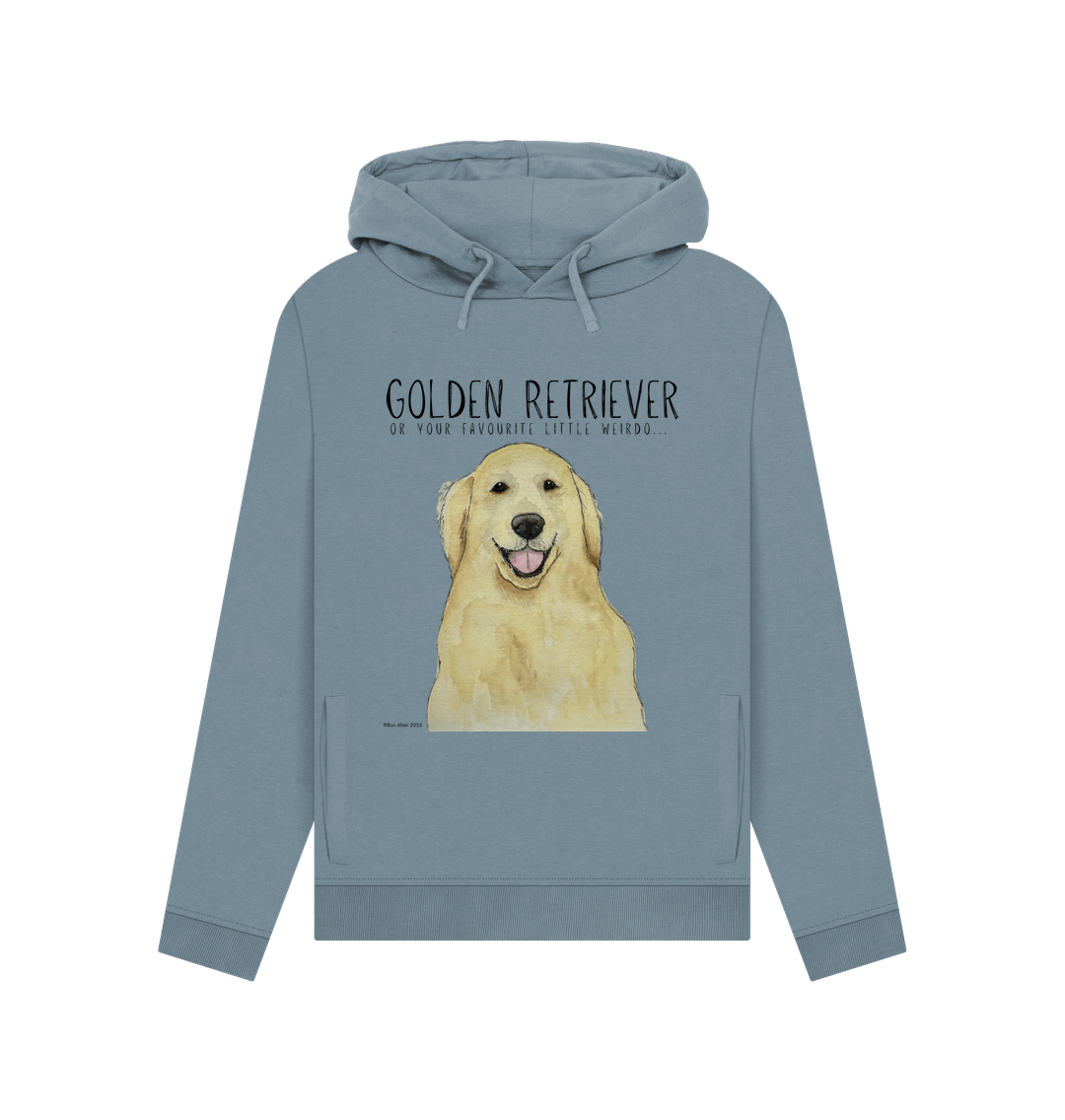 Golden Retriever Energy: Sustainable Women’s Hoodie