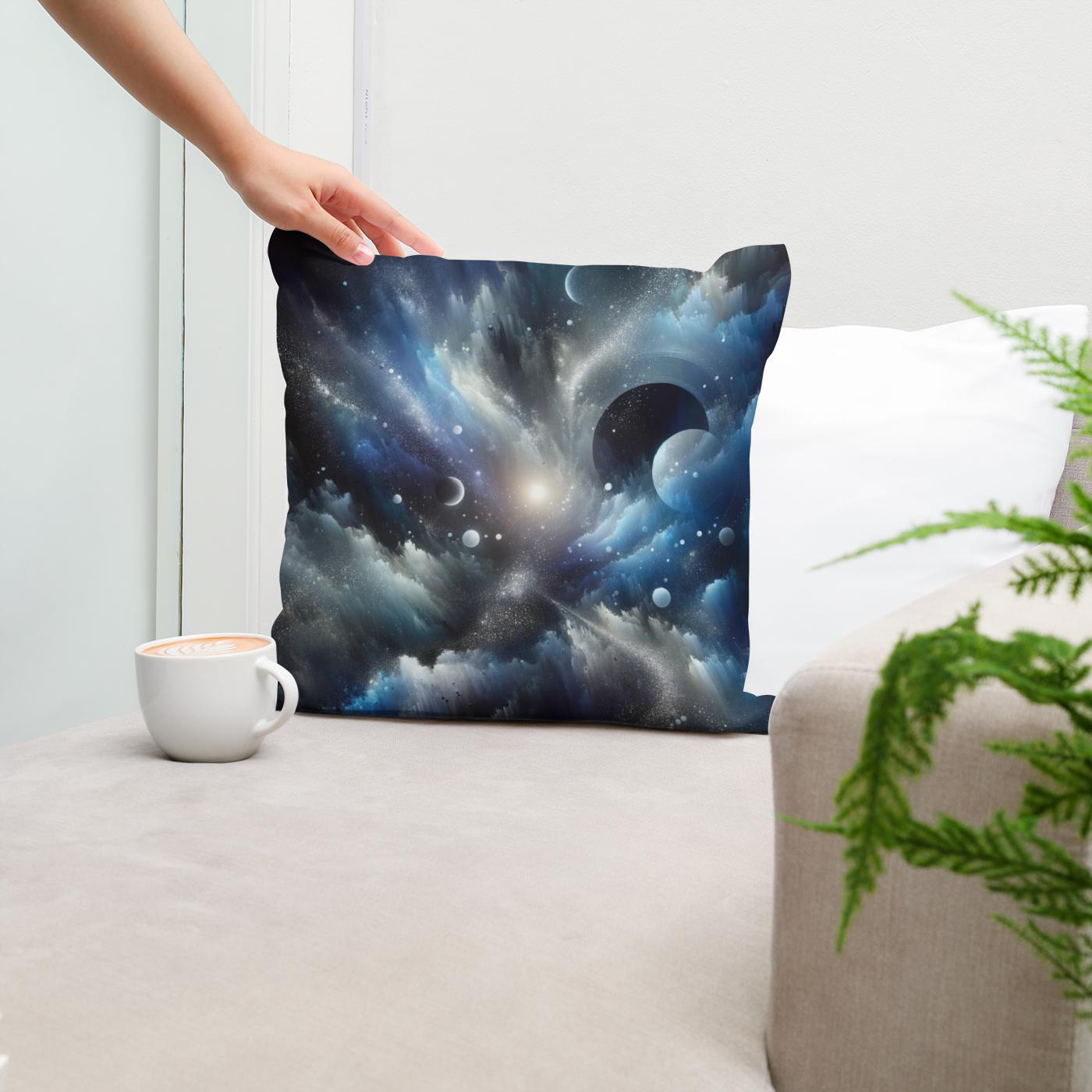 Cosmic Tapestry Cotton Cushion