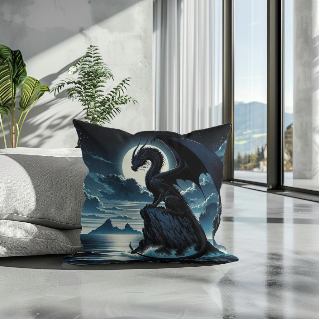 Twilight Dragon Cotton Cushion