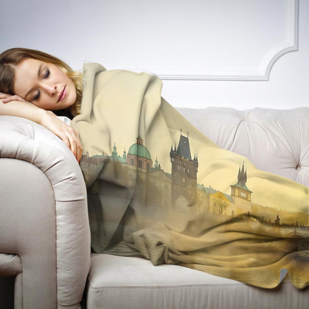 Charles Bridge Mist Blanket