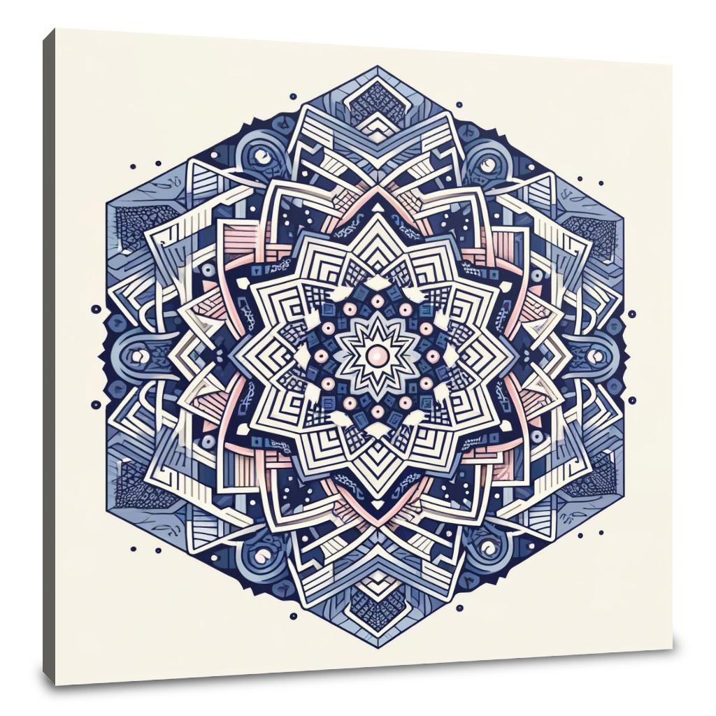 Depth Labyrinth Canvas