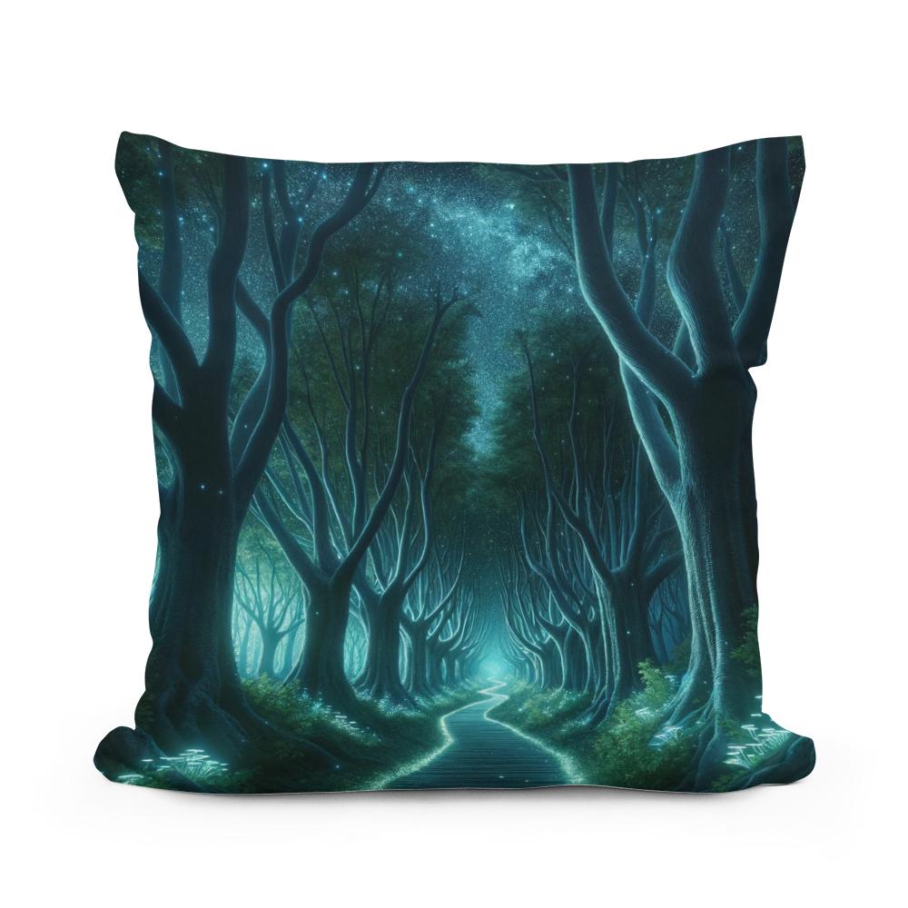 Glowing Grove Cotton Cushion
