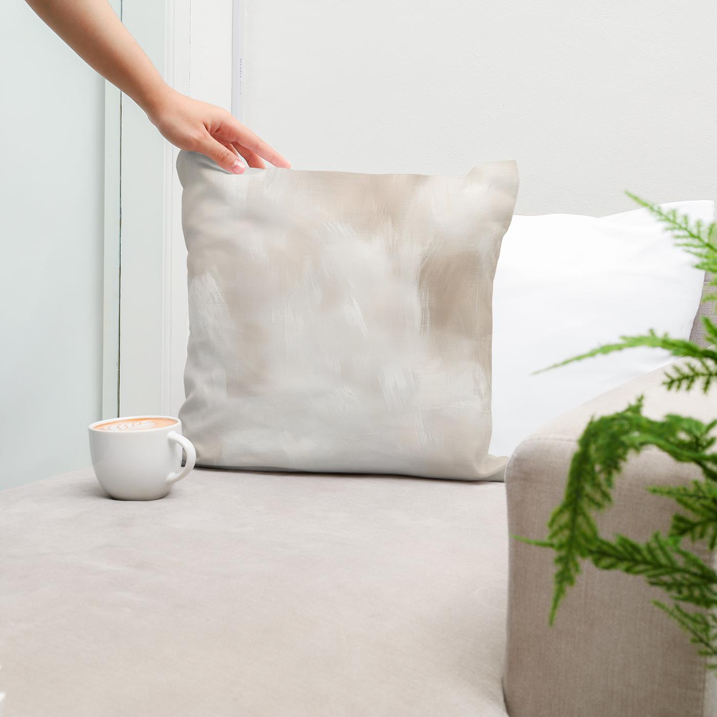 Tranquil Brush Cotton Cushion