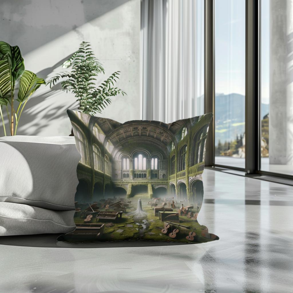 Echoes of Harmony Cotton Cushion