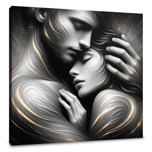 Embrace: Souls United in Love Canvas