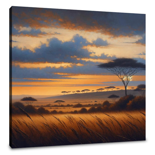 Twilight Savannah Canvas