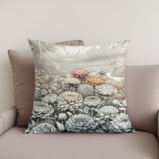 Symphony in Bloom Cotton Cushion