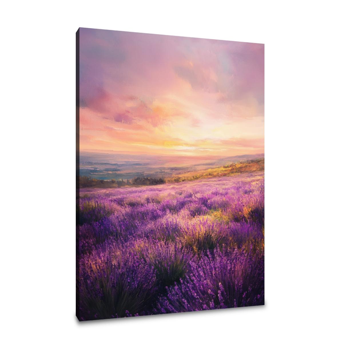 Lavender Sunrise Serenity Canvas